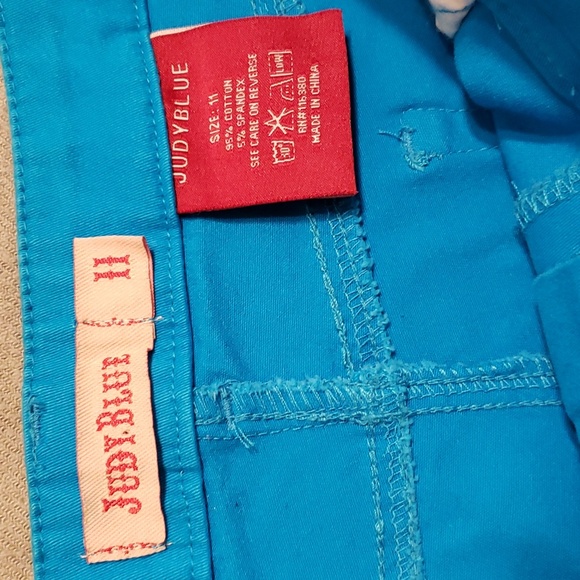 Judy Blue Size 11 Bright Blue - Picture 4 of 10